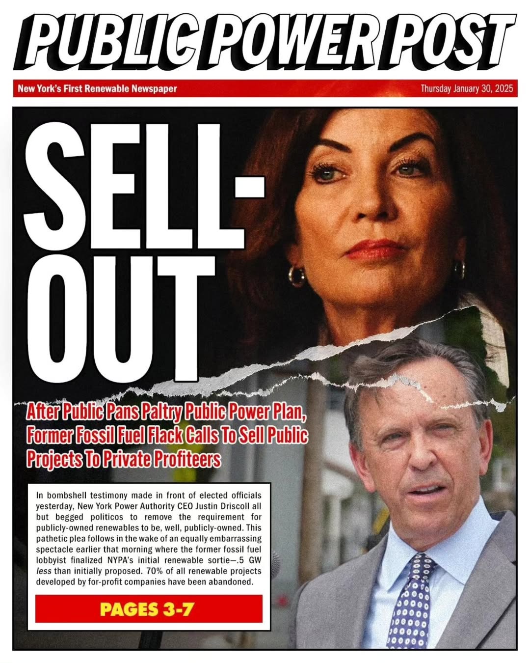 🤑 JUSTIN DRISCOLL- SELL-OUT 🤑The New York public utility CEO dropped a bombshell yesterday whe